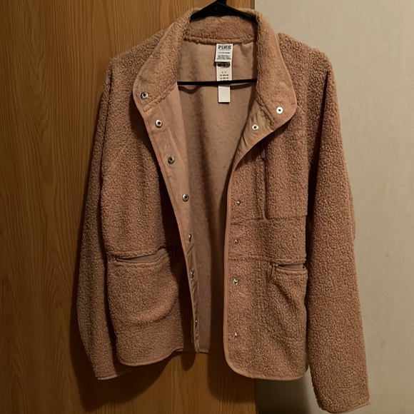 Victoria tan teddy bear jacket - Picture 3 of 5